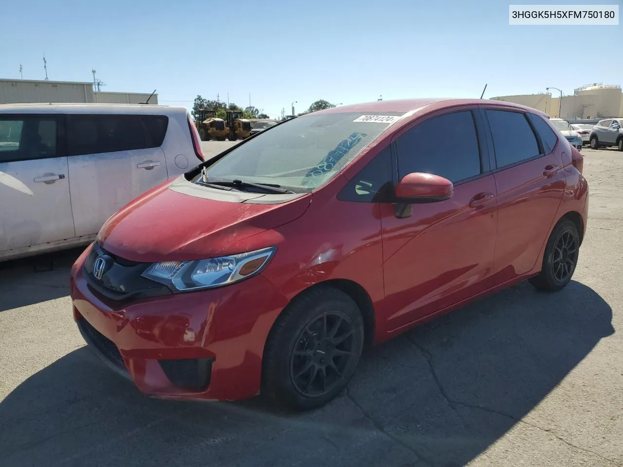 3HGGK5H5XFM750180 2015 Honda Fit Lx