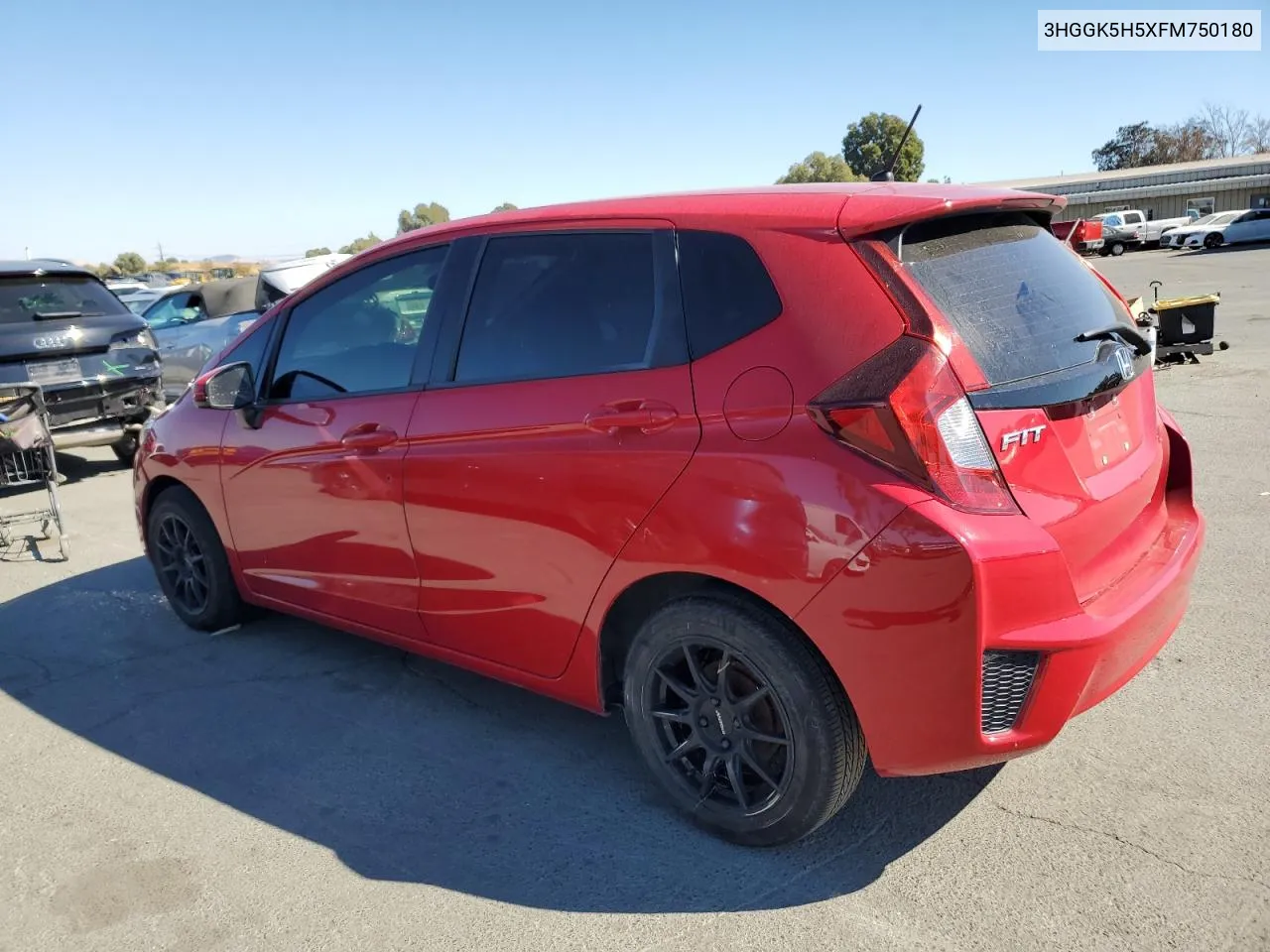 2015 Honda Fit Lx VIN: 3HGGK5H5XFM750180 Lot: 70874124