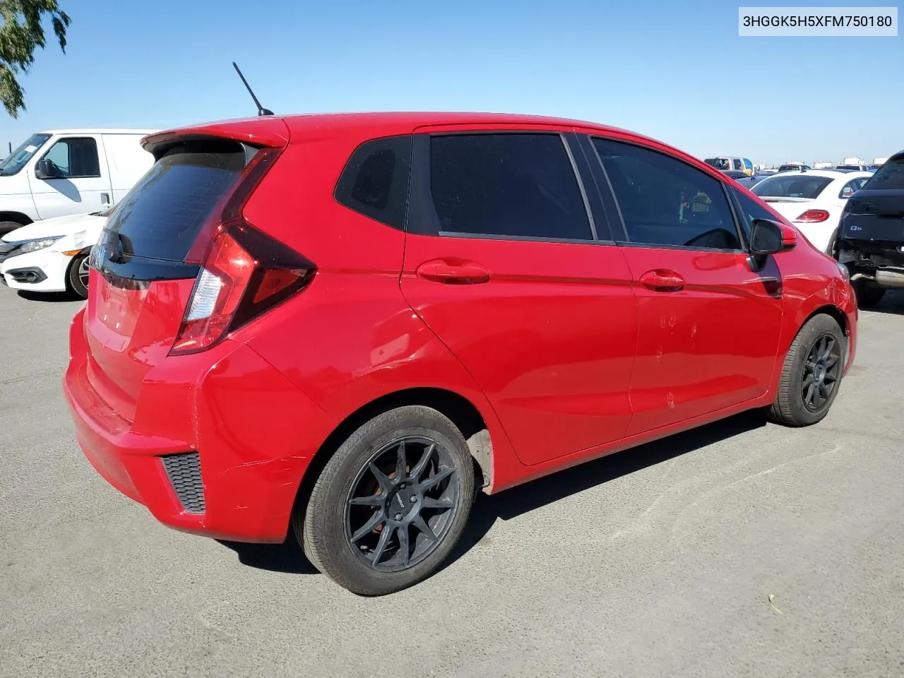 3HGGK5H5XFM750180 2015 Honda Fit Lx