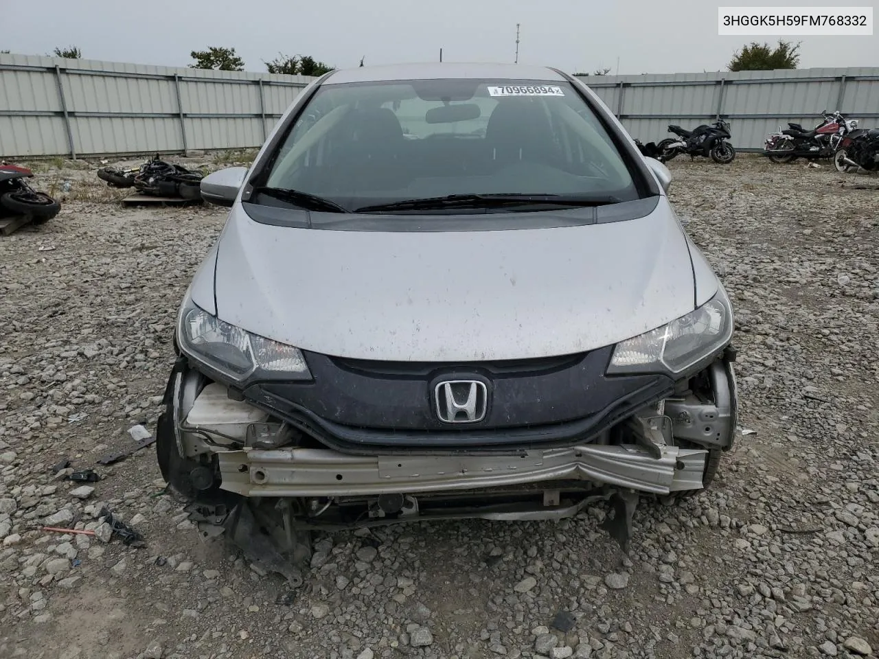 2015 Honda Fit Lx VIN: 3HGGK5H59FM768332 Lot: 70966894