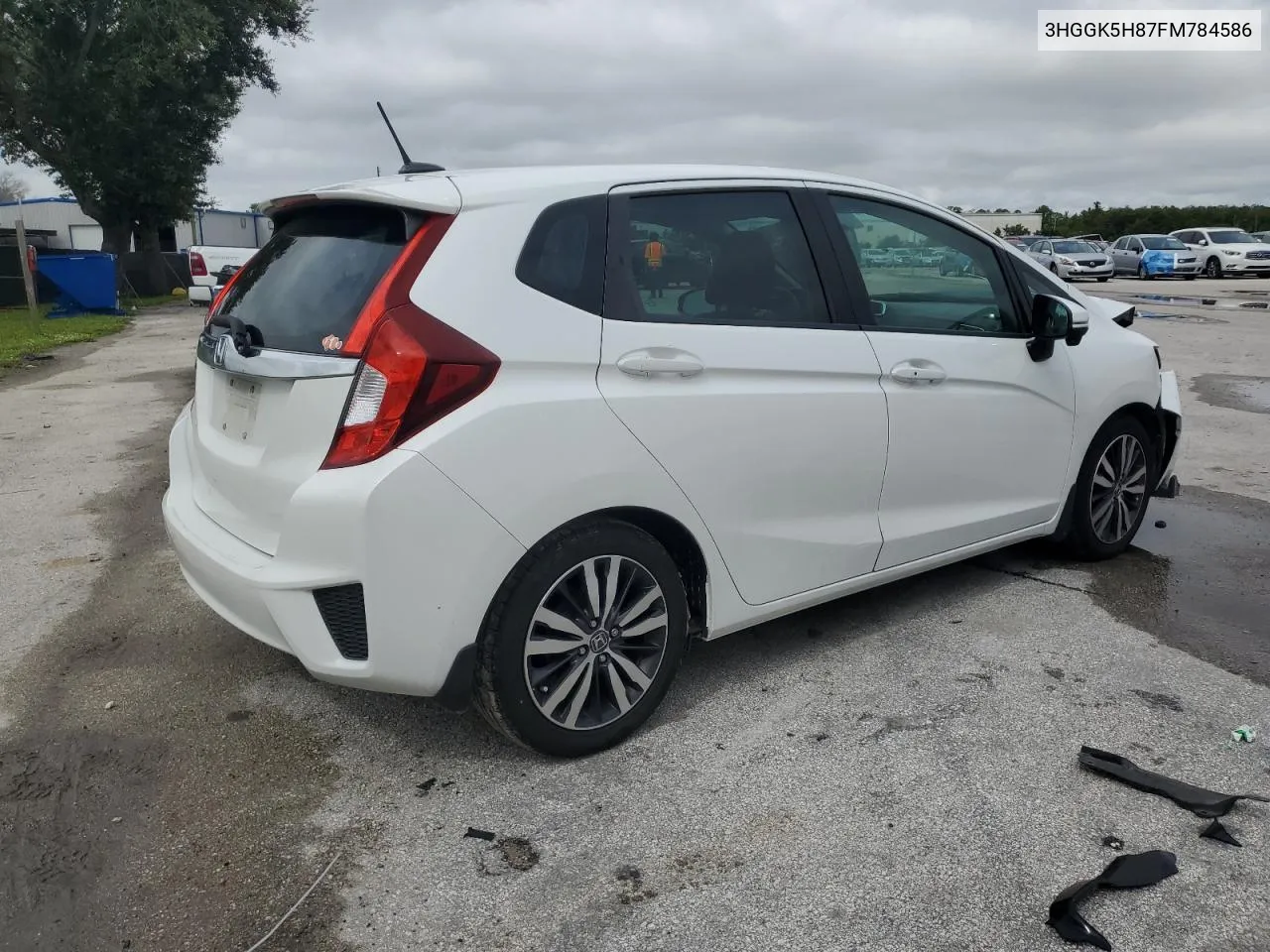 2015 Honda Fit Ex VIN: 3HGGK5H87FM784586 Lot: 71053524