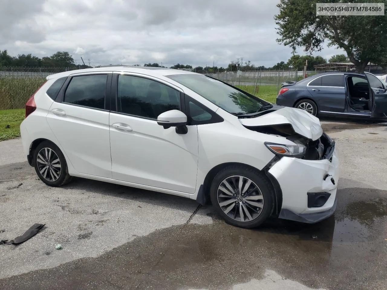 2015 Honda Fit Ex VIN: 3HGGK5H87FM784586 Lot: 71053524