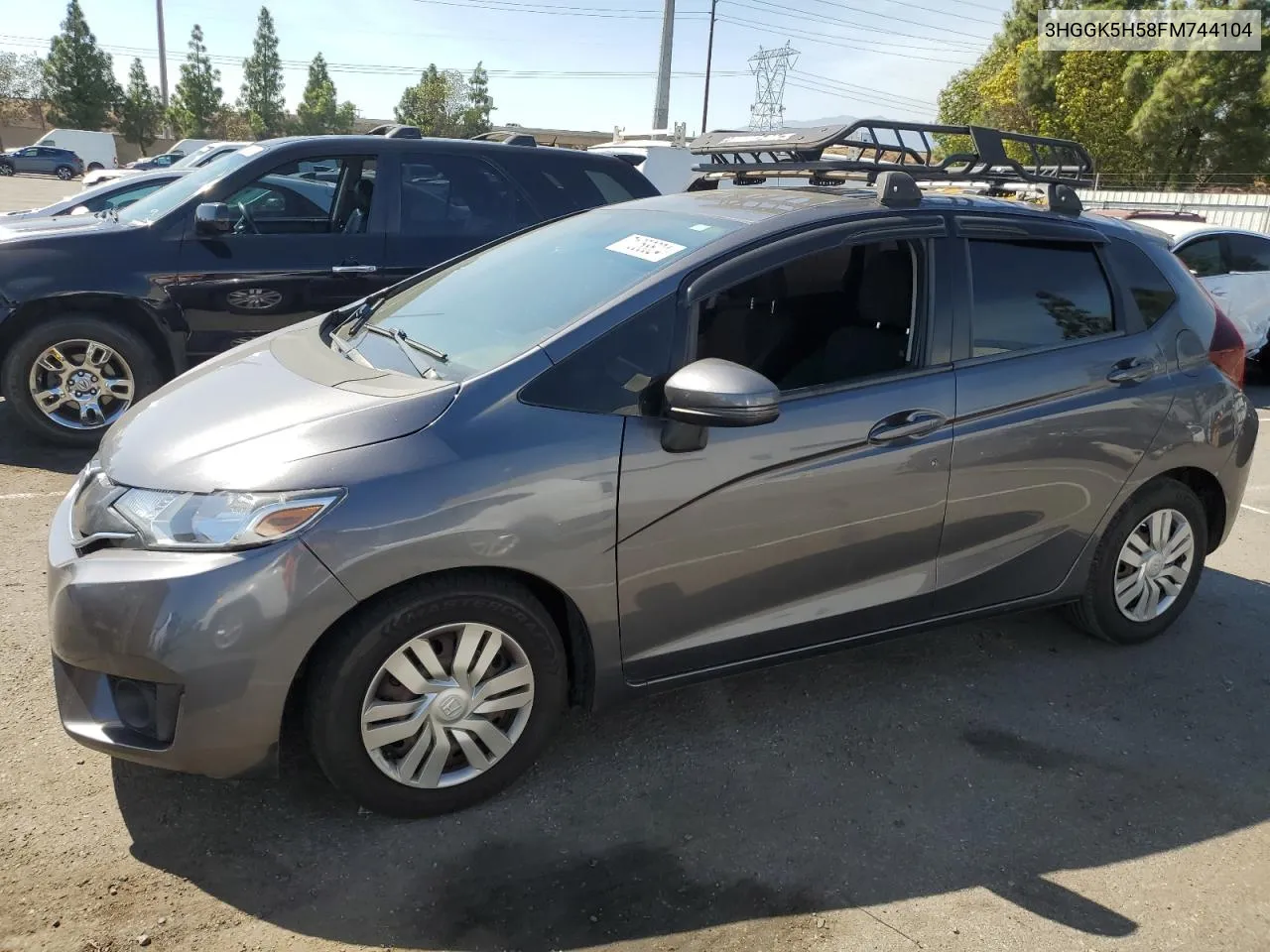 2015 Honda Fit Lx VIN: 3HGGK5H58FM744104 Lot: 71058624