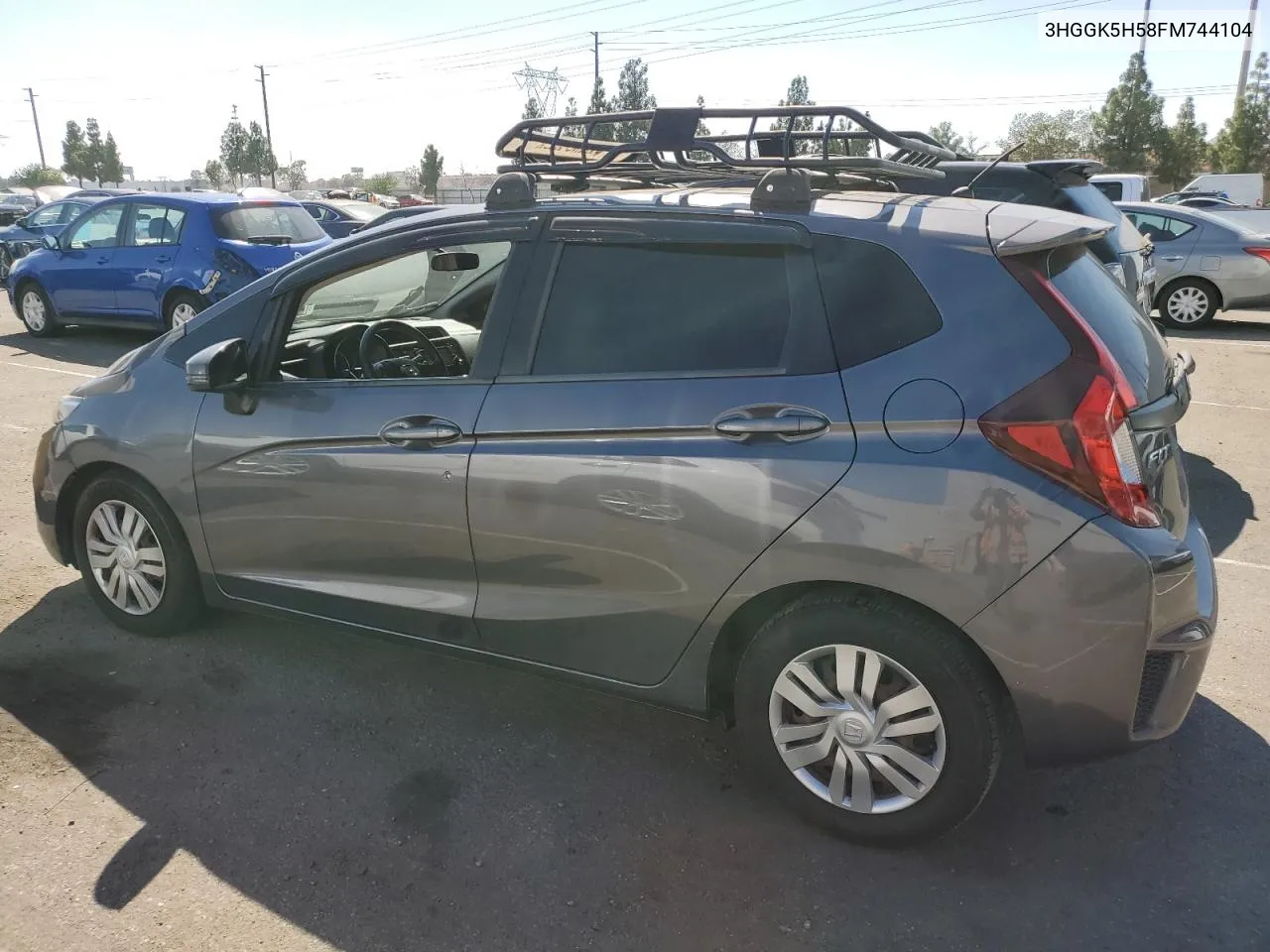 2015 Honda Fit Lx VIN: 3HGGK5H58FM744104 Lot: 71058624