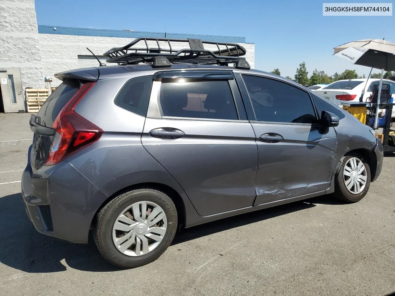 2015 Honda Fit Lx VIN: 3HGGK5H58FM744104 Lot: 71058624