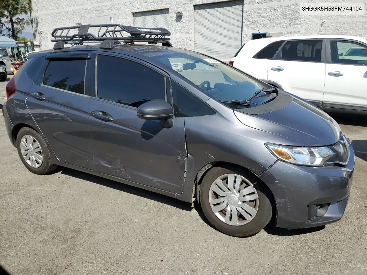 2015 Honda Fit Lx VIN: 3HGGK5H58FM744104 Lot: 71058624