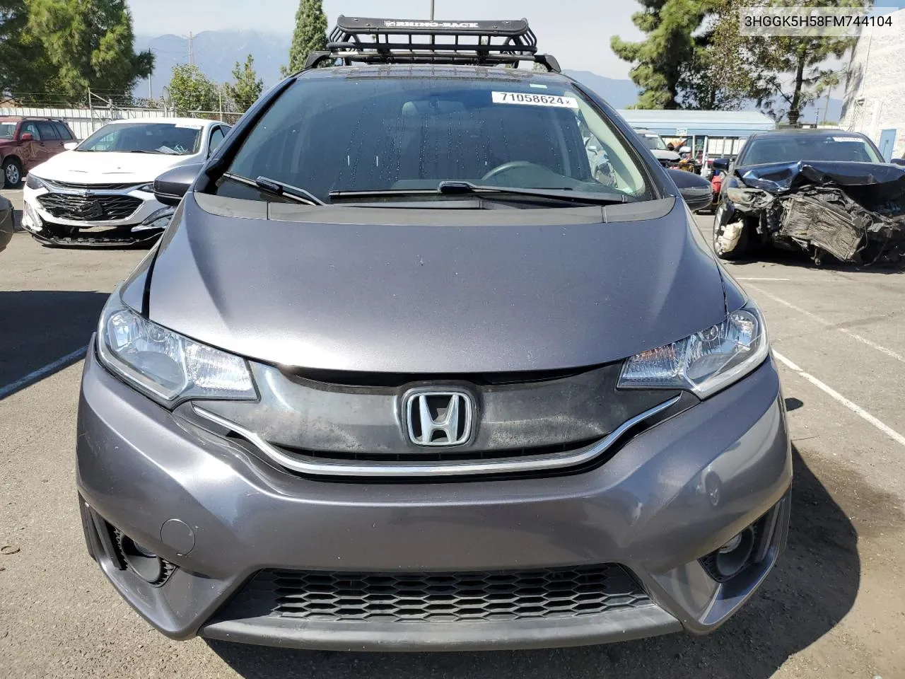 2015 Honda Fit Lx VIN: 3HGGK5H58FM744104 Lot: 71058624