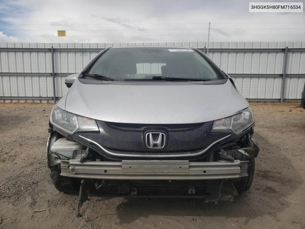 2015 Honda Fit Ex VIN: 3HGGK5H80FM716534 Lot: 71260134