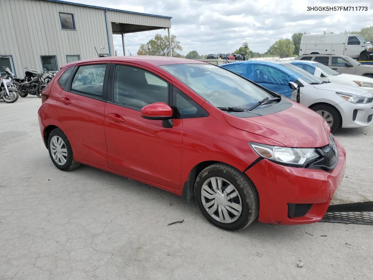 2015 Honda Fit Lx VIN: 3HGGK5H57FM711773 Lot: 71291334