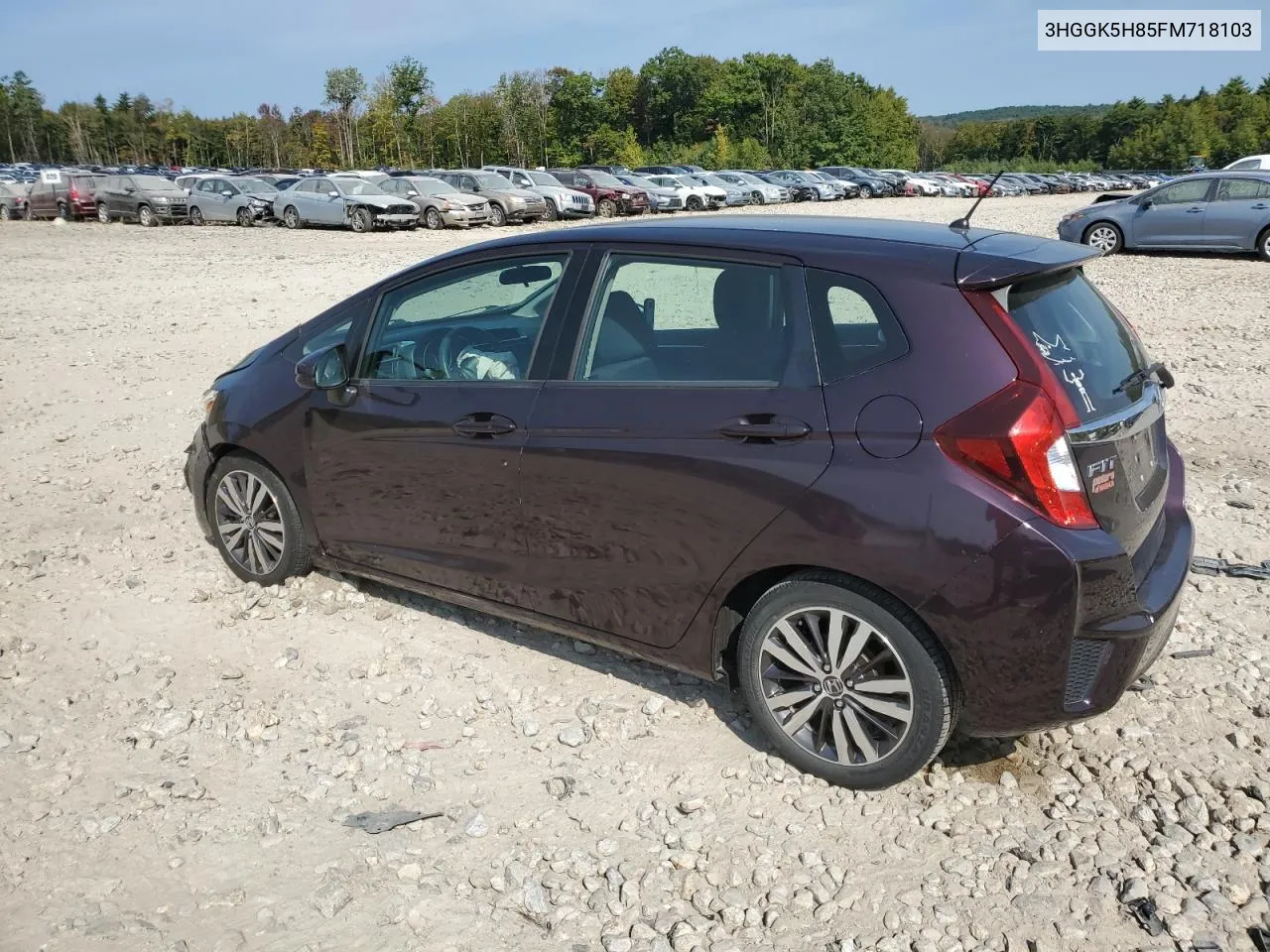 2015 Honda Fit Ex VIN: 3HGGK5H85FM718103 Lot: 71360354