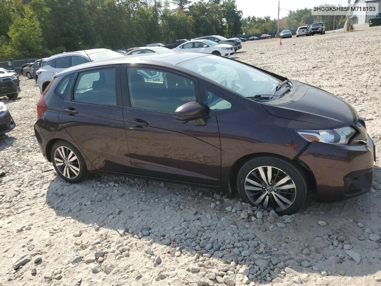 2015 Honda Fit Ex VIN: 3HGGK5H85FM718103 Lot: 71360354