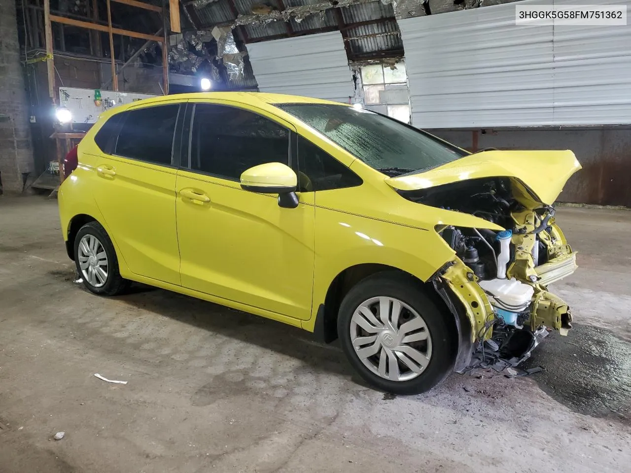 3HGGK5G58FM751362 2015 Honda Fit Lx