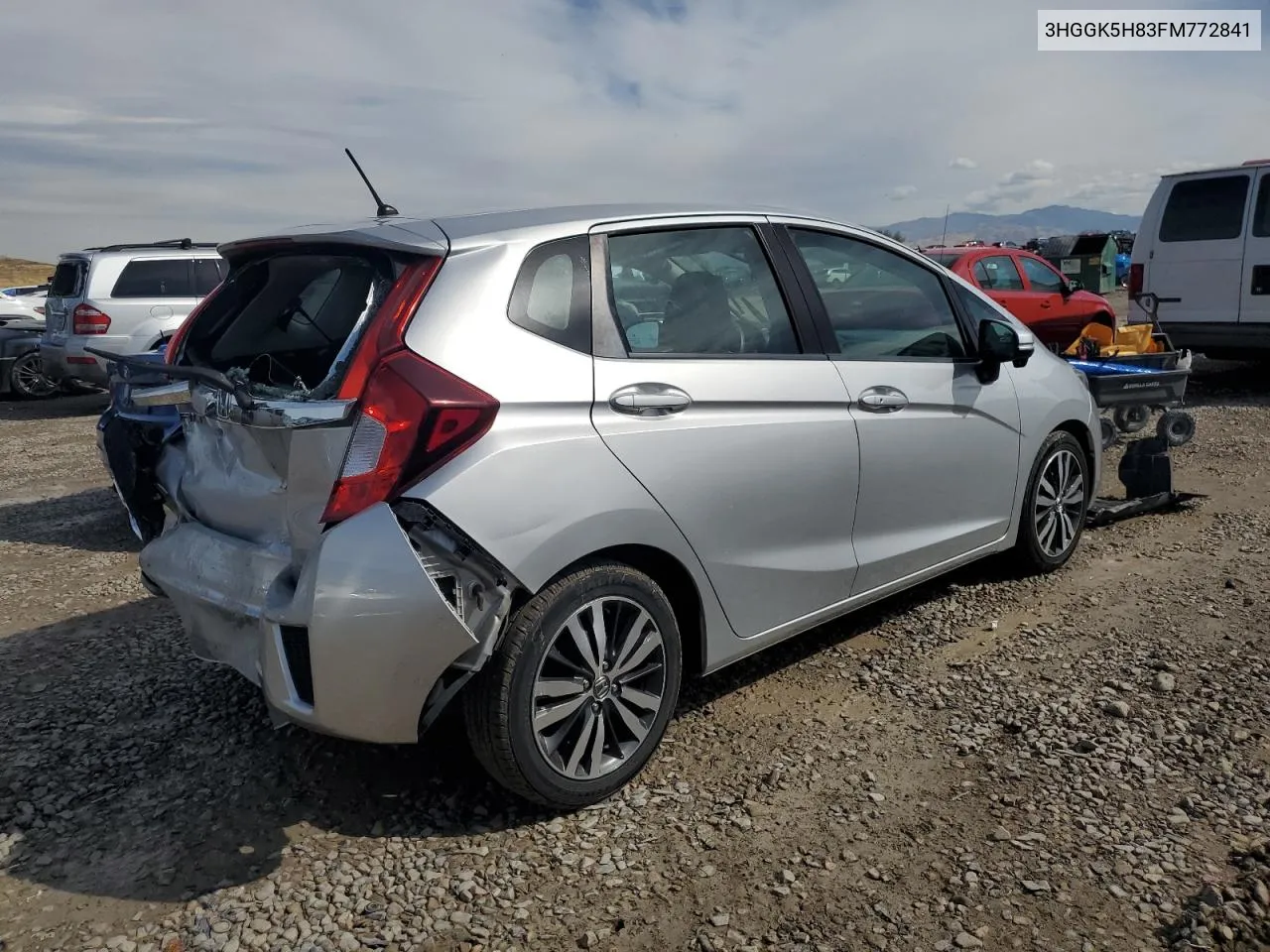 2015 Honda Fit Ex VIN: 3HGGK5H83FM772841 Lot: 71684784