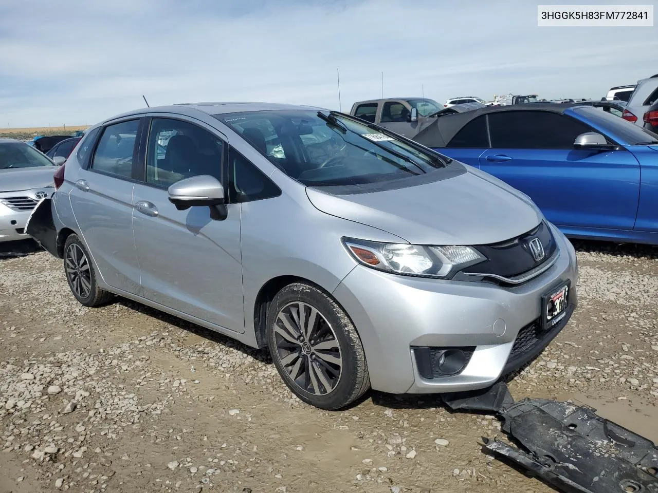 2015 Honda Fit Ex VIN: 3HGGK5H83FM772841 Lot: 71684784