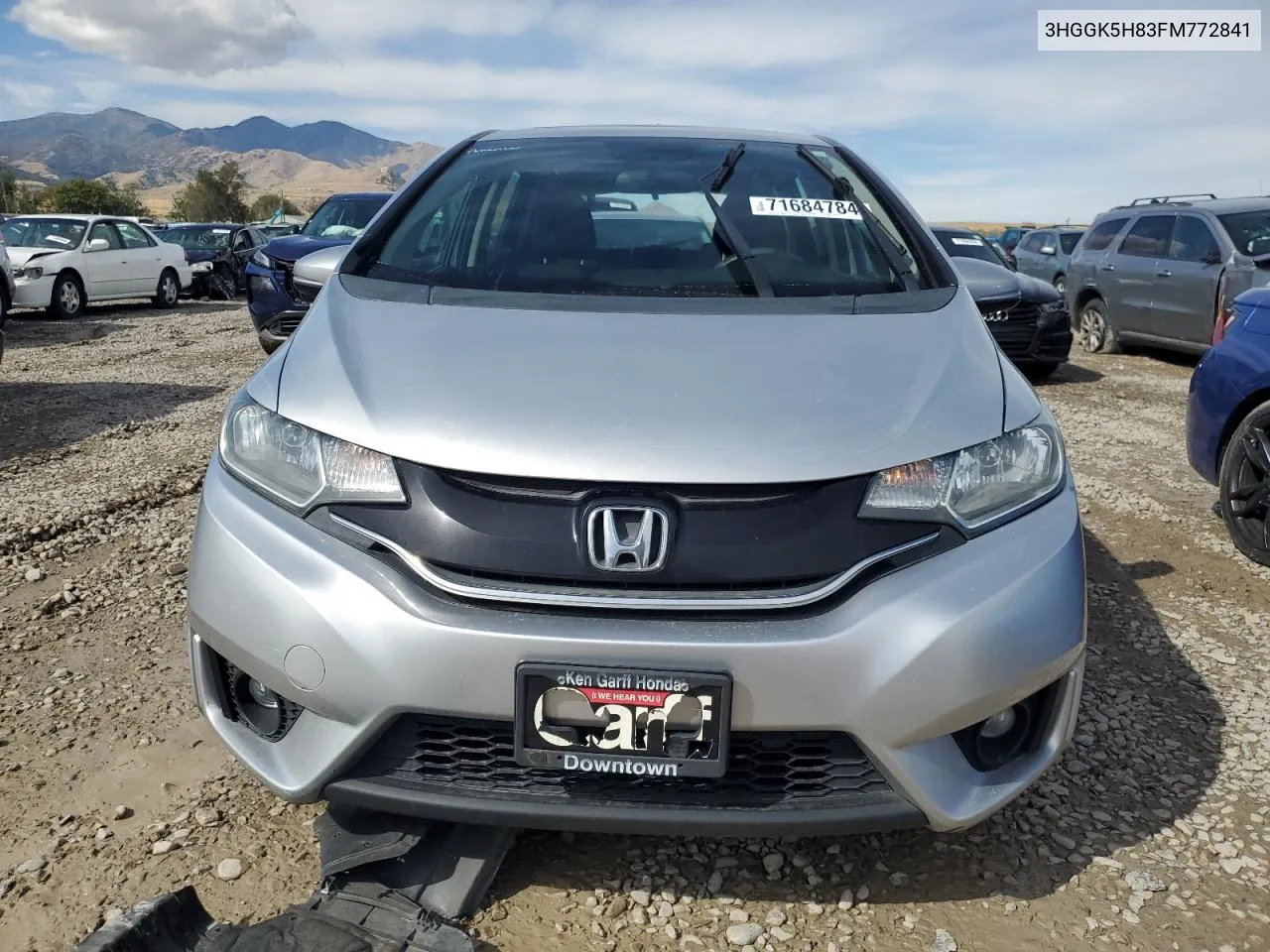 2015 Honda Fit Ex VIN: 3HGGK5H83FM772841 Lot: 71684784