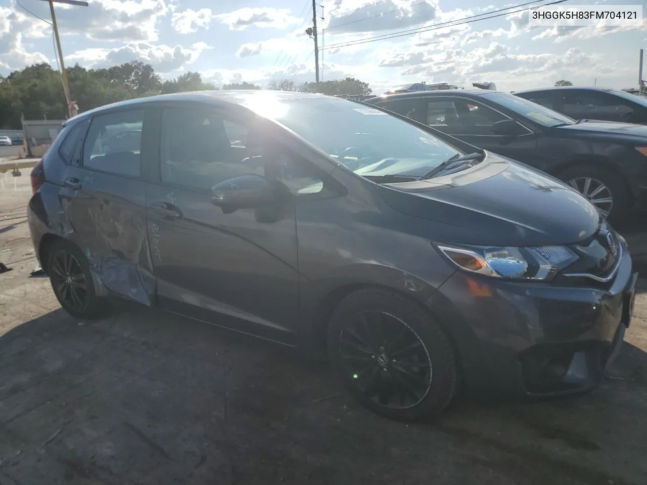 2015 Honda Fit Ex VIN: 3HGGK5H83FM704121 Lot: 71706694