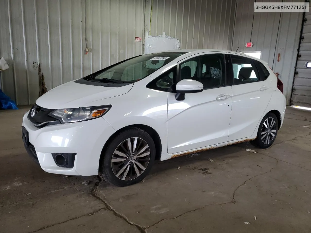 2015 Honda Fit Ex VIN: 3HGGK5H8XFM771251 Lot: 72066234