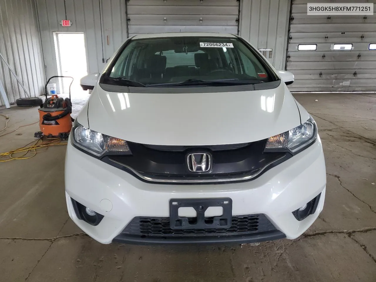 2015 Honda Fit Ex VIN: 3HGGK5H8XFM771251 Lot: 72066234