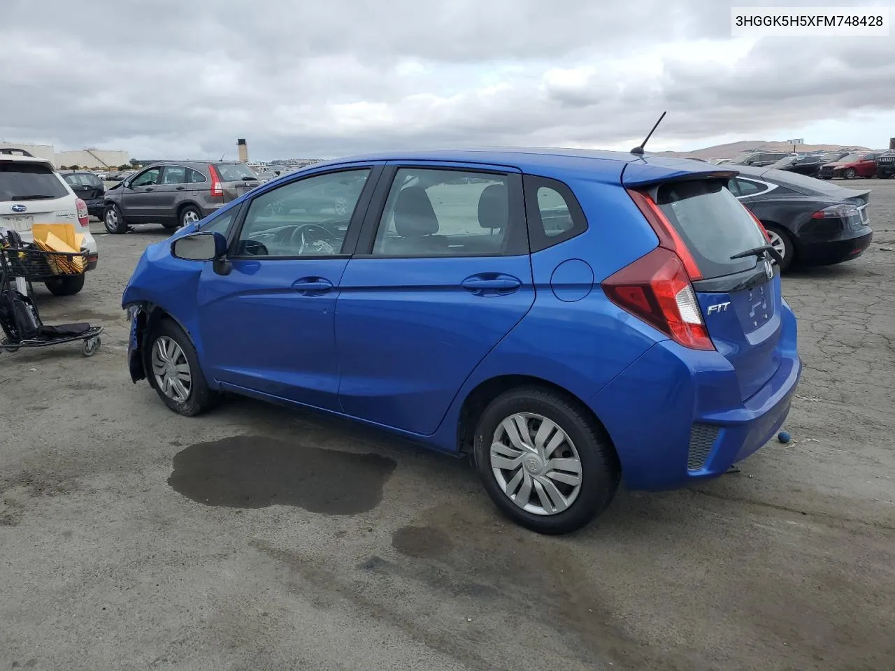 3HGGK5H5XFM748428 2015 Honda Fit Lx