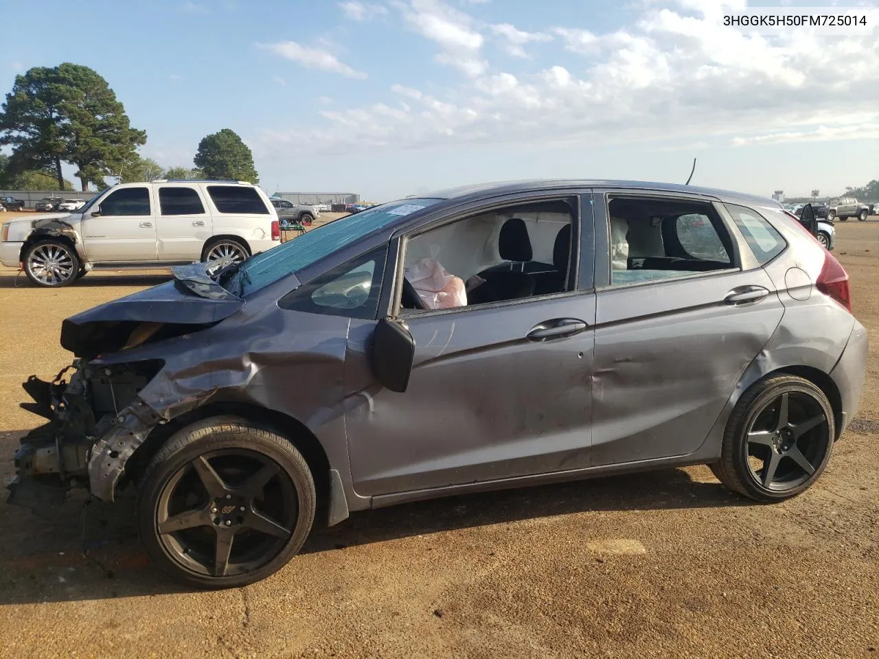 2015 Honda Fit Lx VIN: 3HGGK5H50FM725014 Lot: 72131214