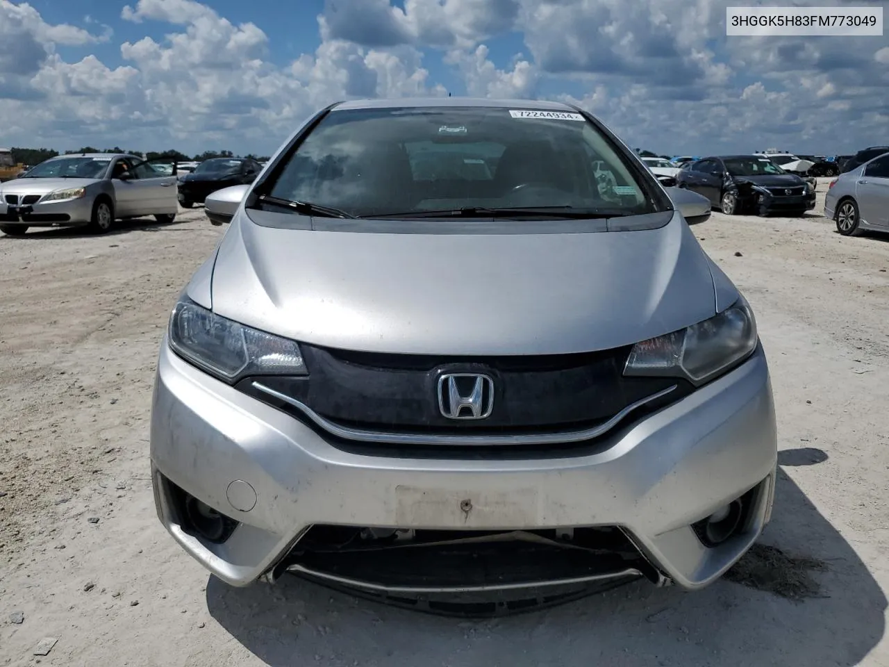 2015 Honda Fit Ex VIN: 3HGGK5H83FM773049 Lot: 72244934