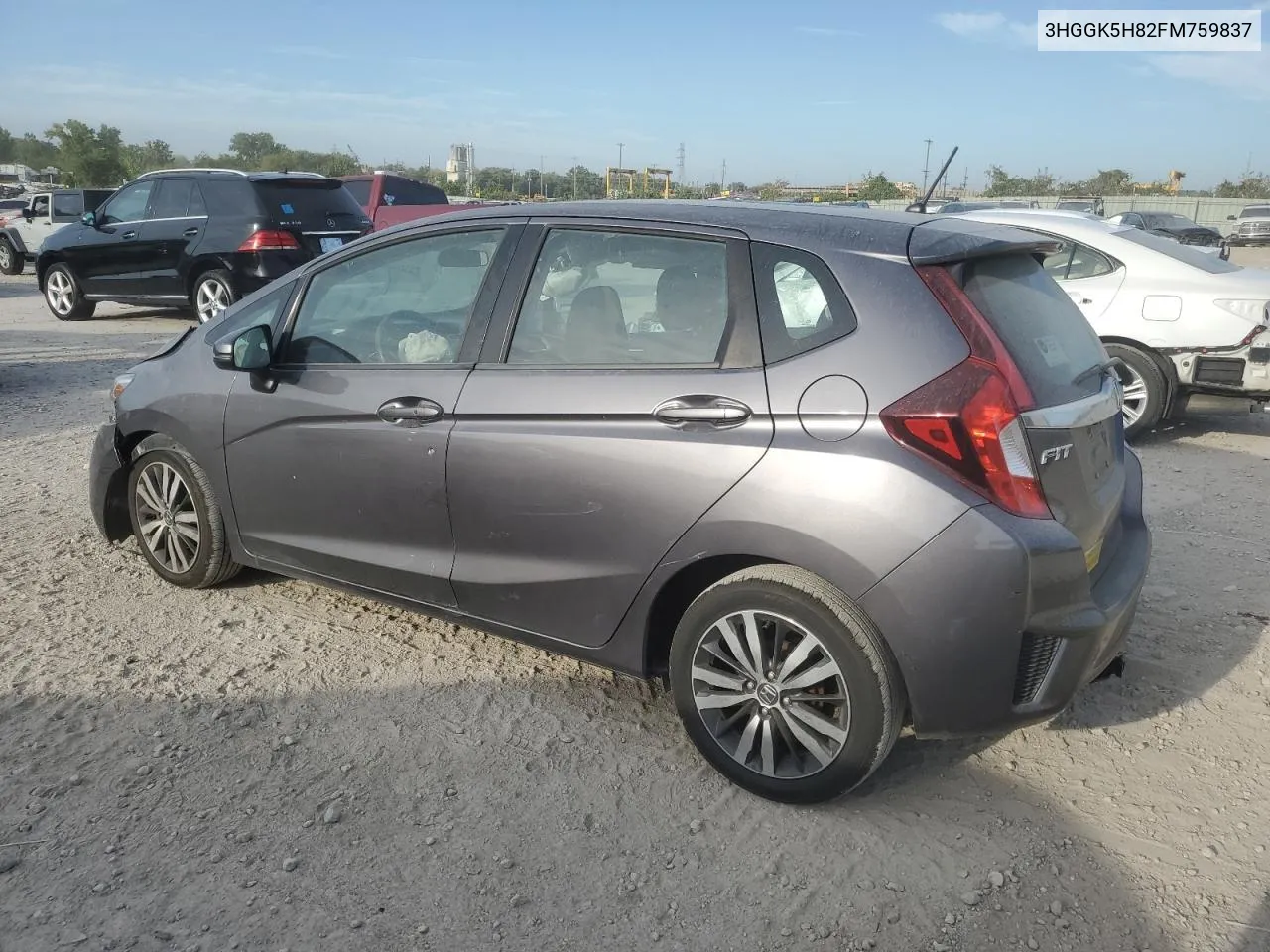 2015 Honda Fit Ex VIN: 3HGGK5H82FM759837 Lot: 72516524