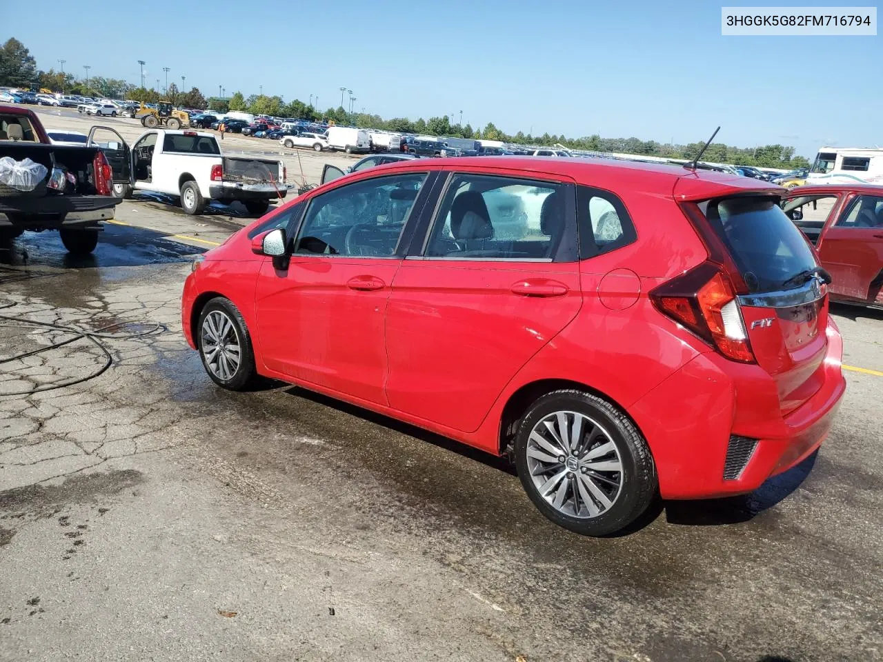 2015 Honda Fit Ex VIN: 3HGGK5G82FM716794 Lot: 72692814