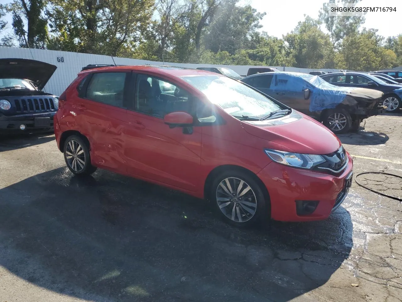 2015 Honda Fit Ex VIN: 3HGGK5G82FM716794 Lot: 72692814