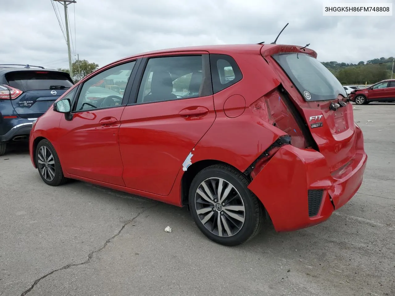 2015 Honda Fit Ex VIN: 3HGGK5H86FM748808 Lot: 72731524