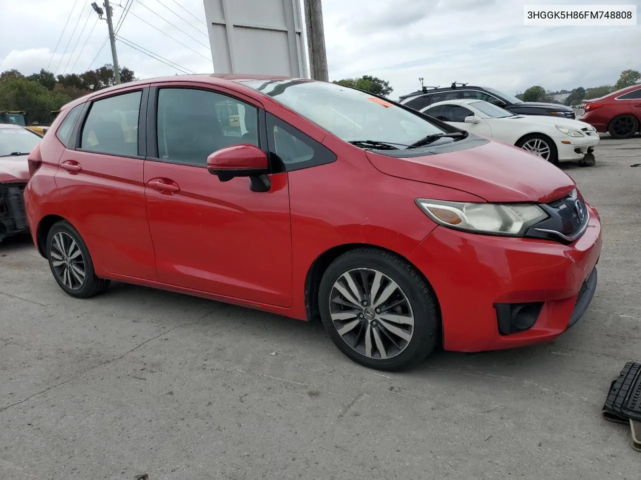 2015 Honda Fit Ex VIN: 3HGGK5H86FM748808 Lot: 72731524