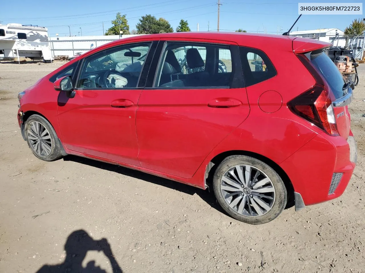 2015 Honda Fit Ex VIN: 3HGGK5H80FM722723 Lot: 72744294