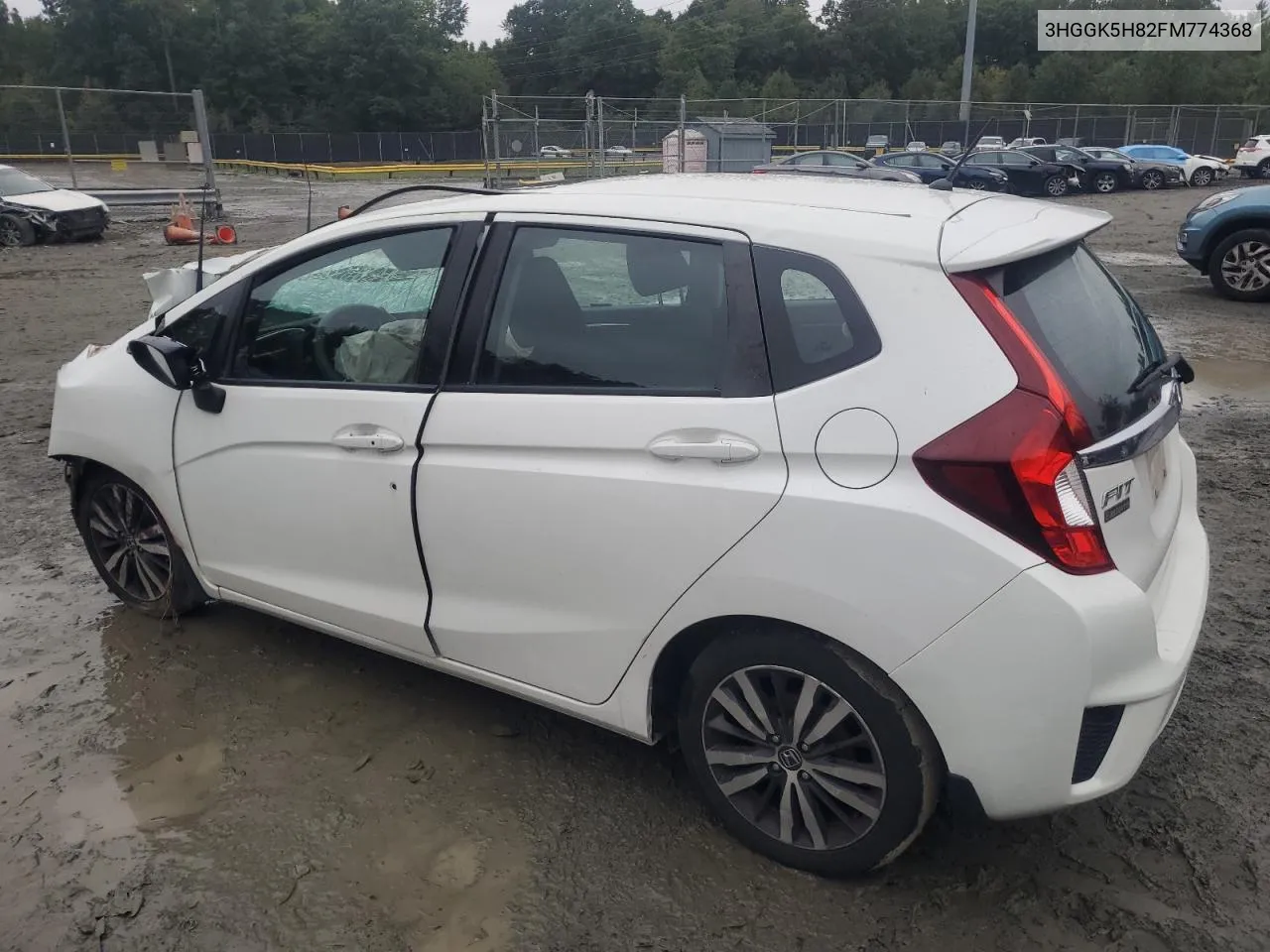 2015 Honda Fit Ex VIN: 3HGGK5H82FM774368 Lot: 73091684