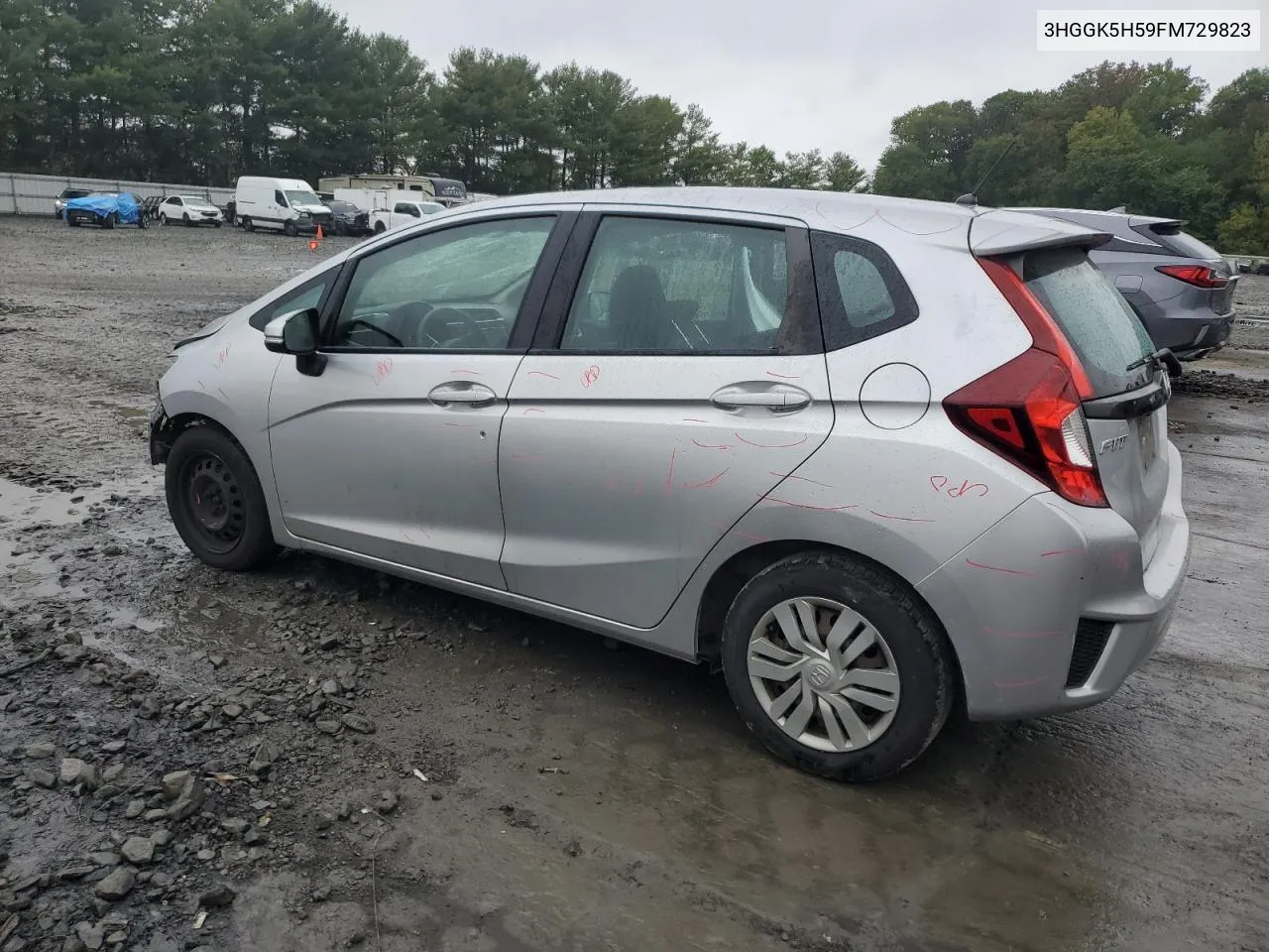 2015 Honda Fit Lx VIN: 3HGGK5H59FM729823 Lot: 73231924