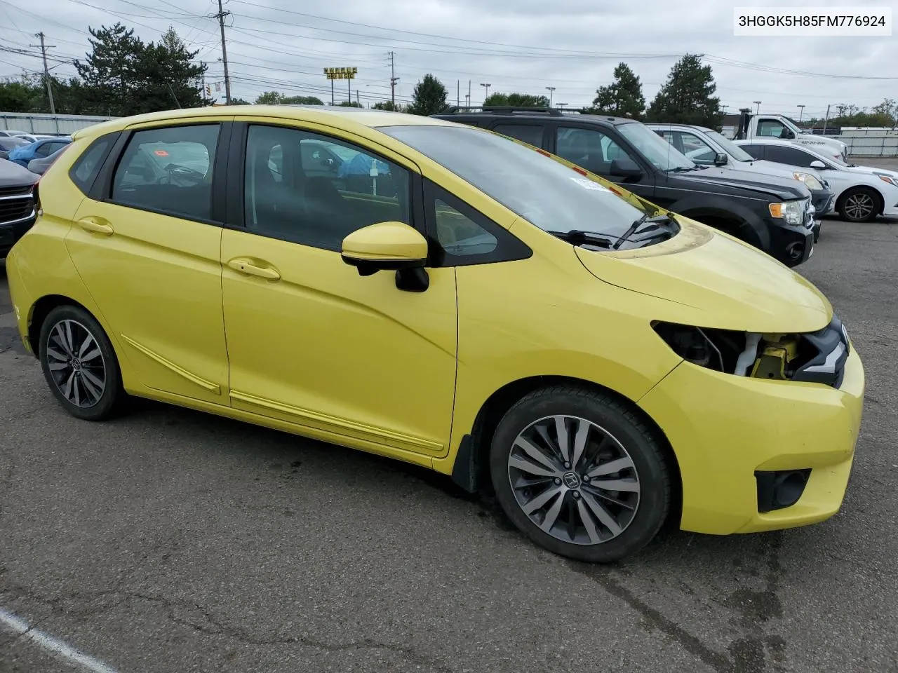 2015 Honda Fit Ex VIN: 3HGGK5H85FM776924 Lot: 73237484