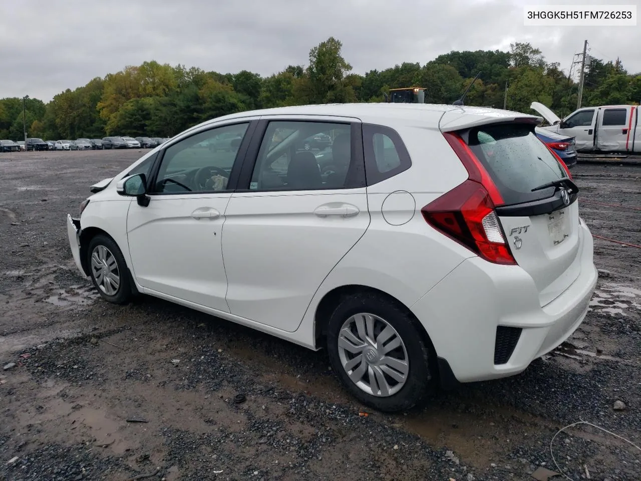 2015 Honda Fit Lx VIN: 3HGGK5H51FM726253 Lot: 73275644