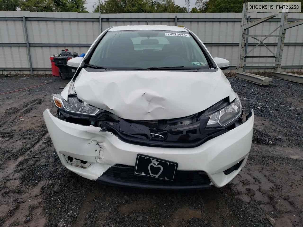 2015 Honda Fit Lx VIN: 3HGGK5H51FM726253 Lot: 73275644