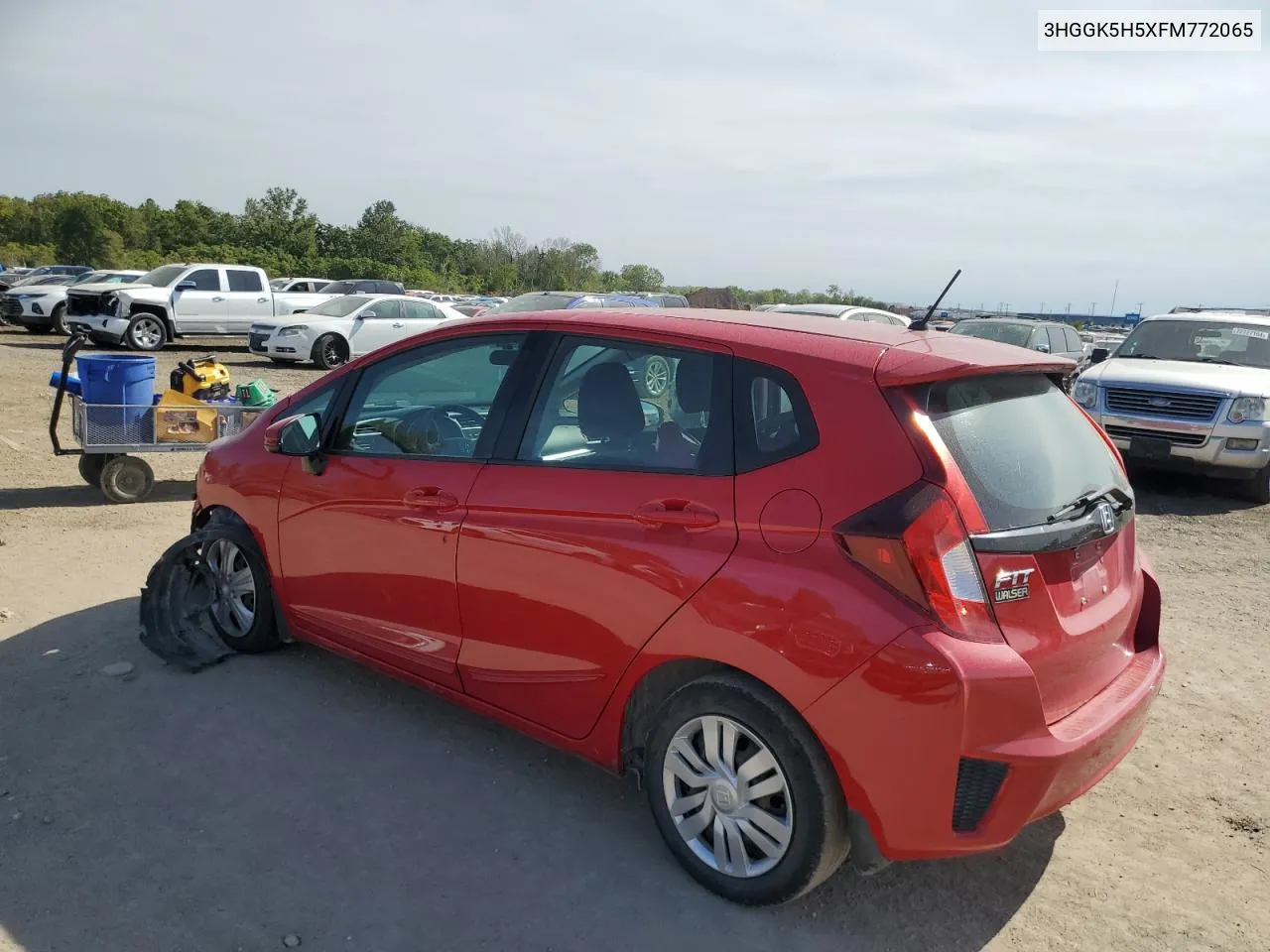 2015 Honda Fit Lx VIN: 3HGGK5H5XFM772065 Lot: 73300504