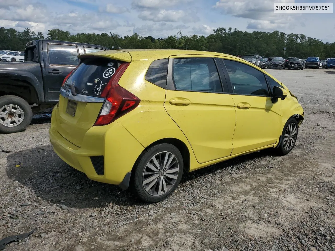 2015 Honda Fit Ex VIN: 3HGGK5H85FM787051 Lot: 73332664