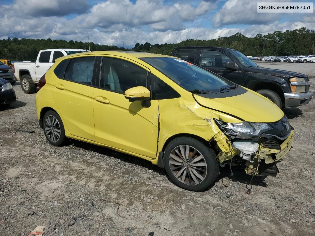 2015 Honda Fit Ex VIN: 3HGGK5H85FM787051 Lot: 73332664