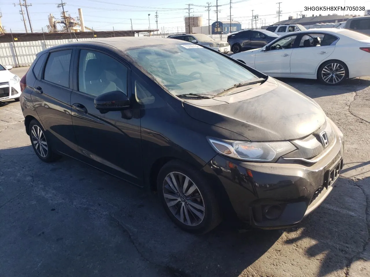 2015 Honda Fit Ex VIN: 3HGGK5H8XFM705038 Lot: 73350704