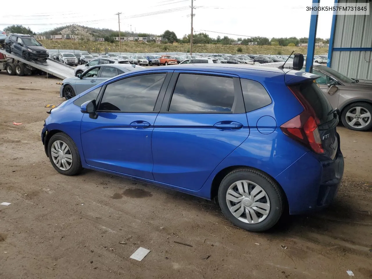 2015 Honda Fit Lx VIN: 3HGGK5H57FM731845 Lot: 73383194