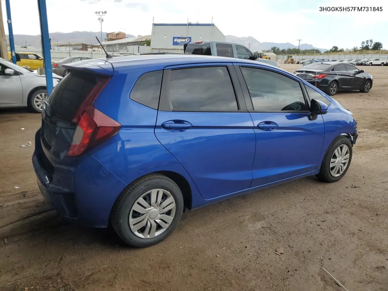 2015 Honda Fit Lx VIN: 3HGGK5H57FM731845 Lot: 73383194