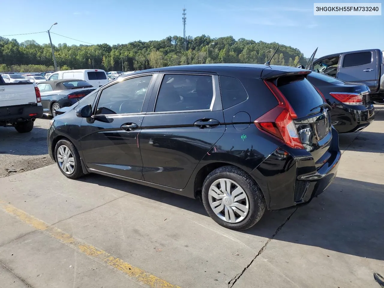 2015 Honda Fit Lx VIN: 3HGGK5H55FM733240 Lot: 73554034