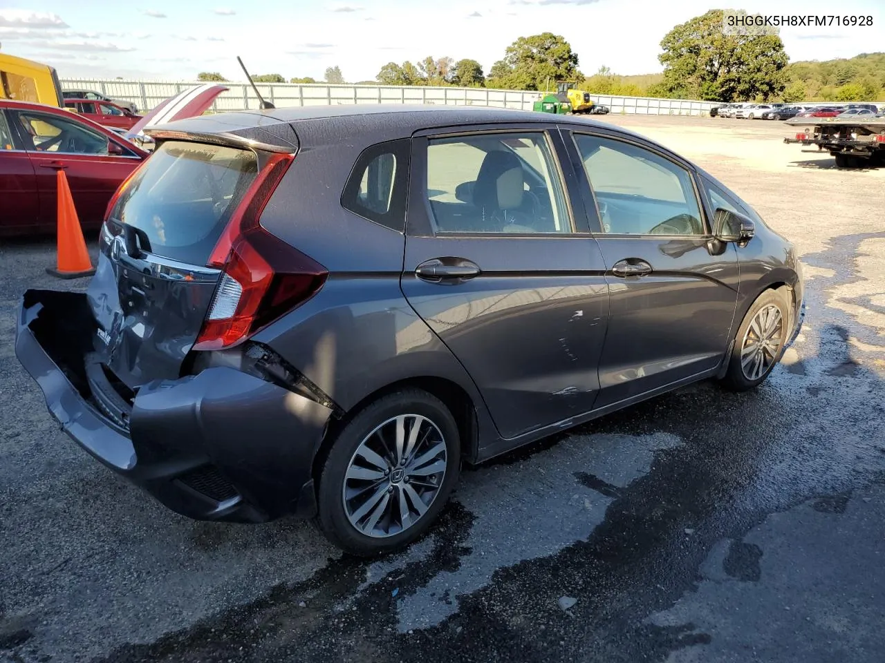 2015 Honda Fit Ex VIN: 3HGGK5H8XFM716928 Lot: 73593444