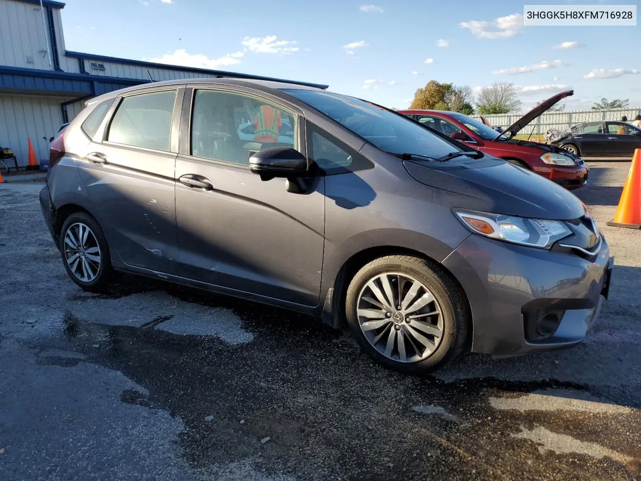 2015 Honda Fit Ex VIN: 3HGGK5H8XFM716928 Lot: 73593444