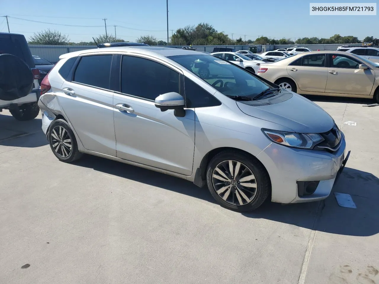 2015 Honda Fit Ex VIN: 3HGGK5H85FM721793 Lot: 73935264