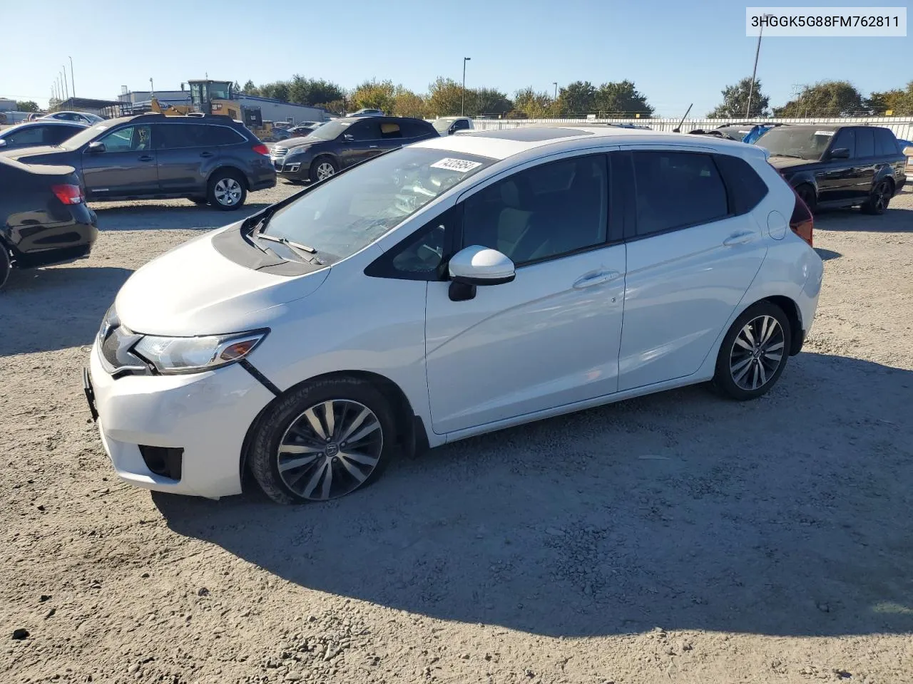 2015 Honda Fit Ex VIN: 3HGGK5G88FM762811 Lot: 74326954