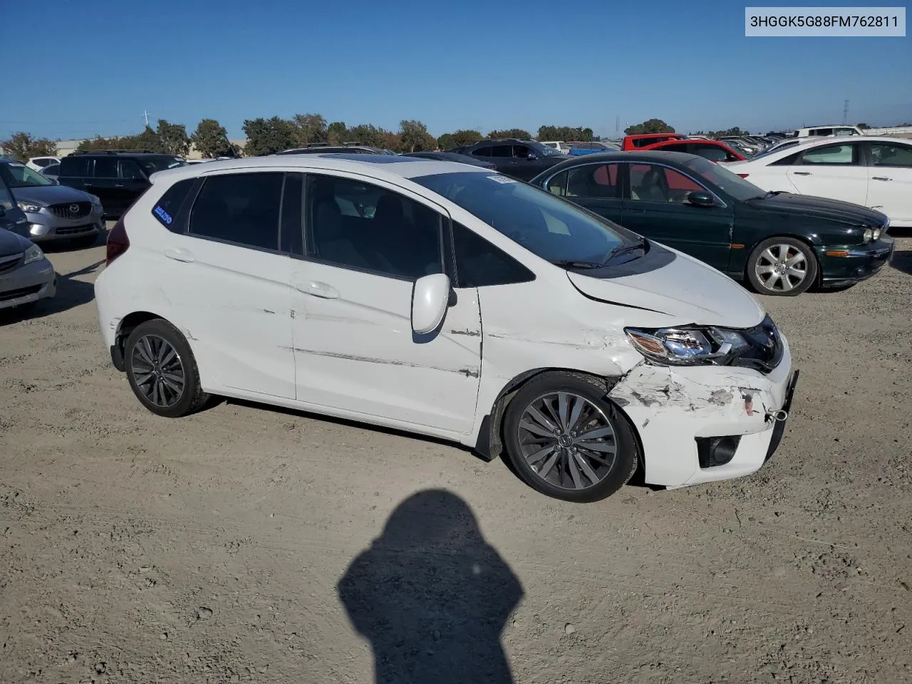 2015 Honda Fit Ex VIN: 3HGGK5G88FM762811 Lot: 74326954