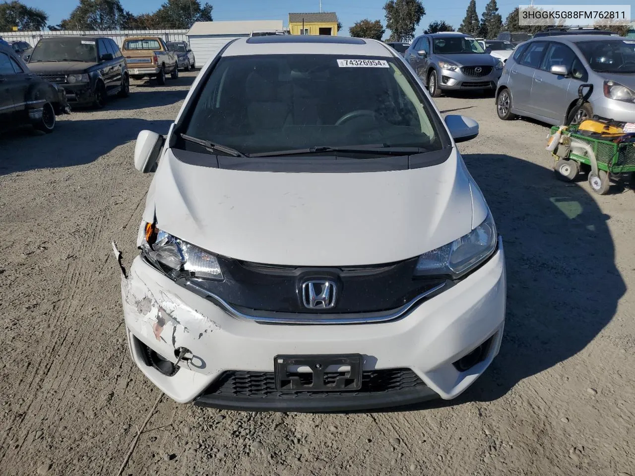 2015 Honda Fit Ex VIN: 3HGGK5G88FM762811 Lot: 74326954