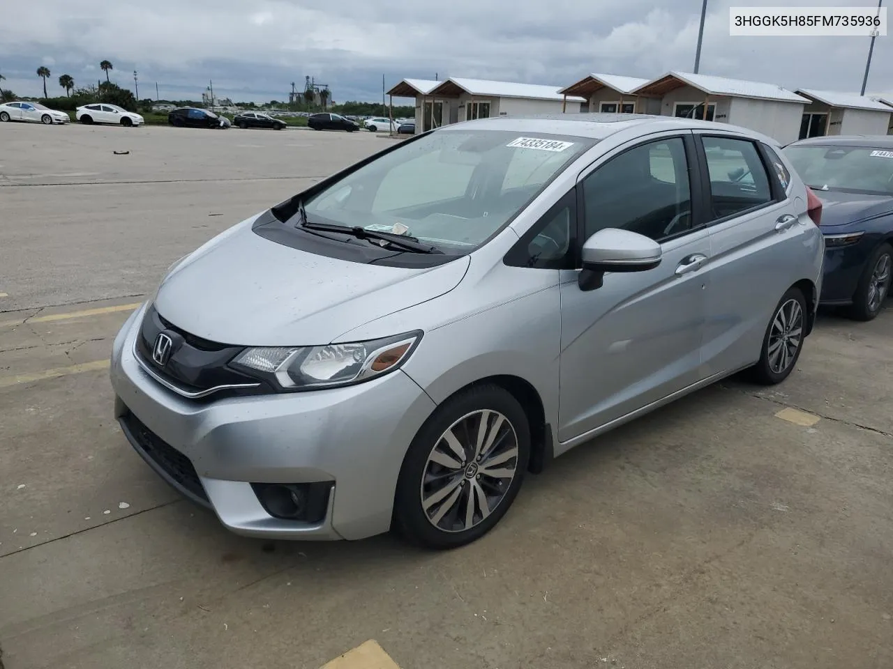 2015 Honda Fit Ex VIN: 3HGGK5H85FM735936 Lot: 74335184